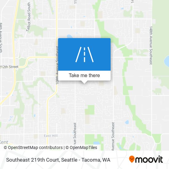 Southeast 219th Court map
