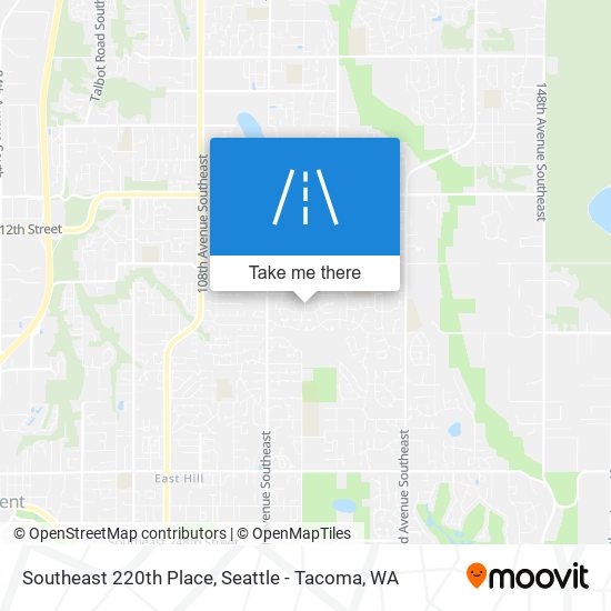 Southeast 220th Place map