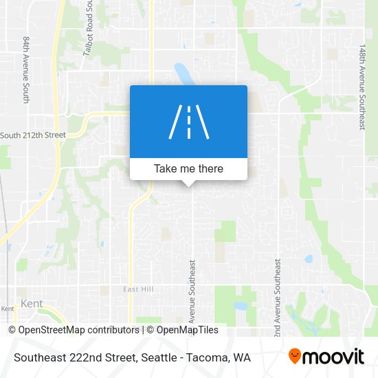 Mapa de Southeast 222nd Street