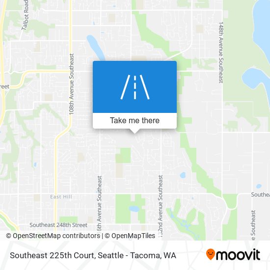 Southeast 225th Court map