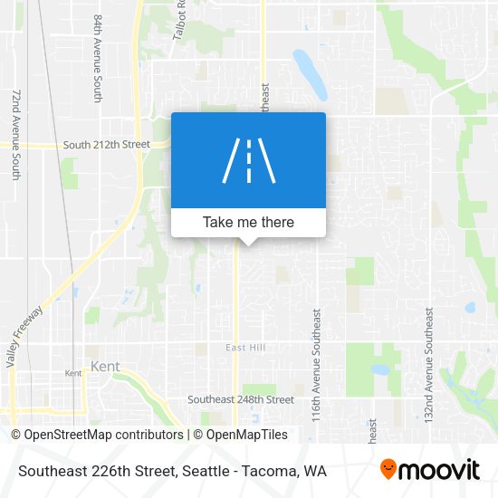 Southeast 226th Street map