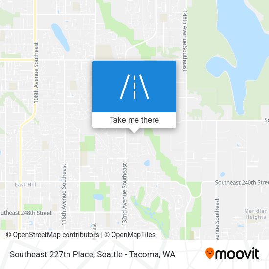 Southeast 227th Place map