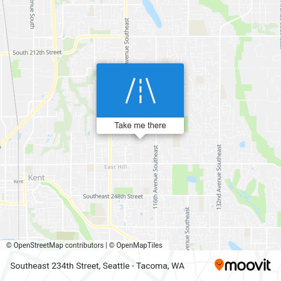 Mapa de Southeast 234th Street