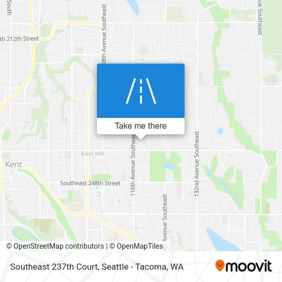 Southeast 237th Court map