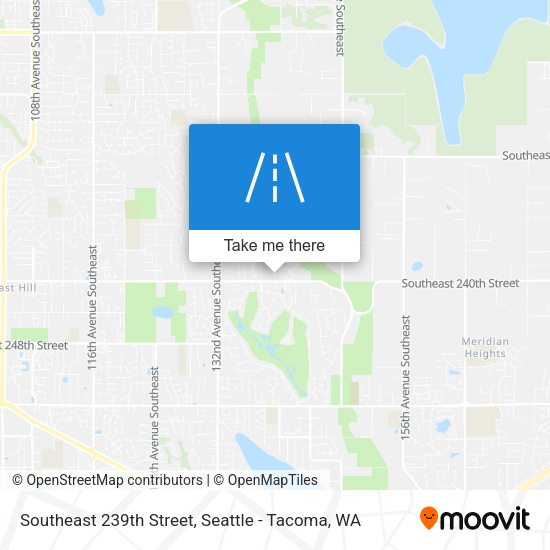 Southeast 239th Street map