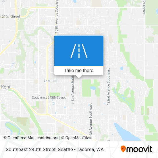 Southeast 240th Street map