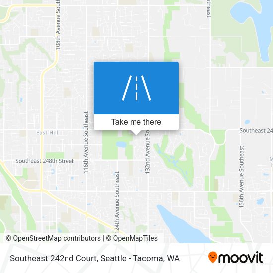 Southeast 242nd Court map
