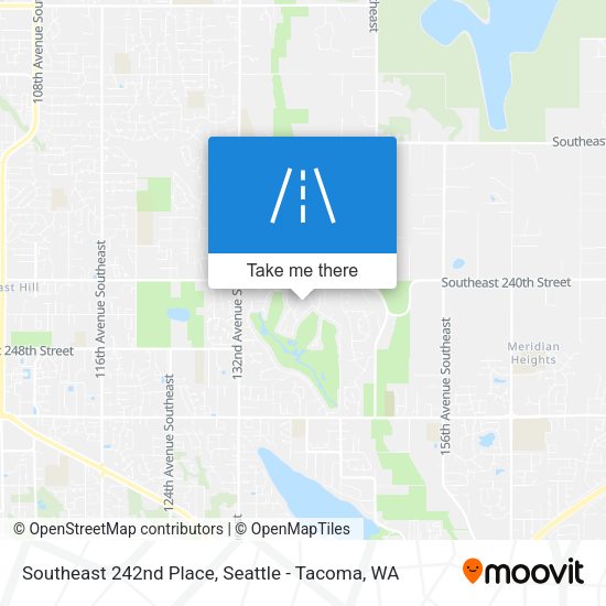 Southeast 242nd Place map