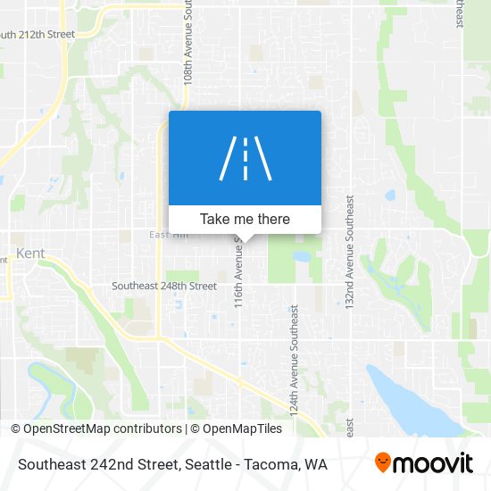 Southeast 242nd Street map