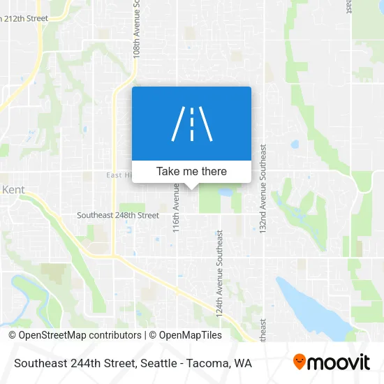 Southeast 244th Street map