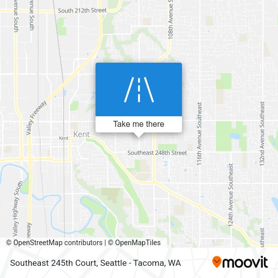 Southeast 245th Court map