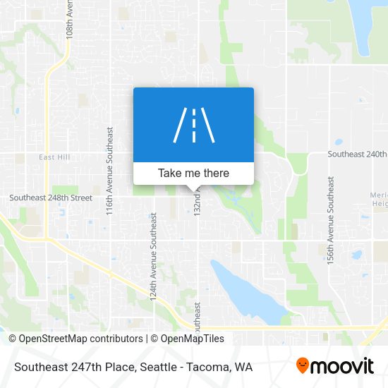 Mapa de Southeast 247th Place
