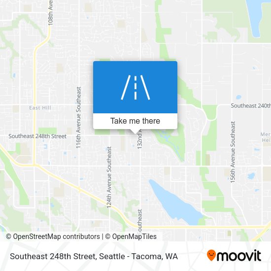 Mapa de Southeast 248th Street