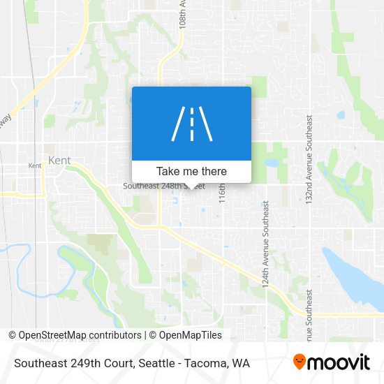 Southeast 249th Court map