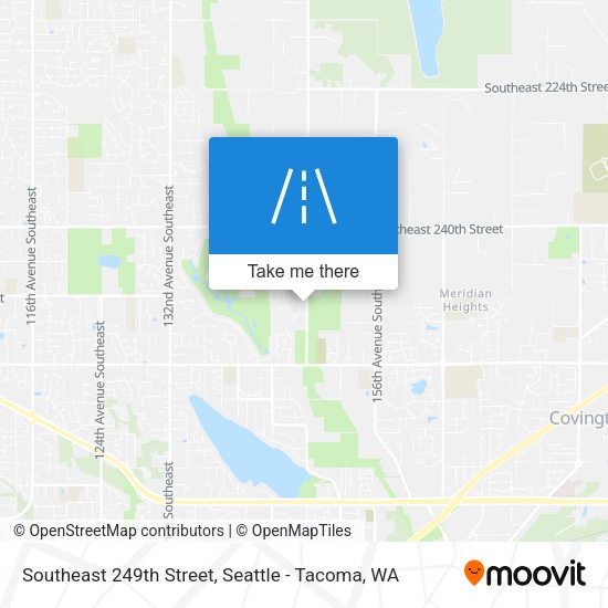 Southeast 249th Street map
