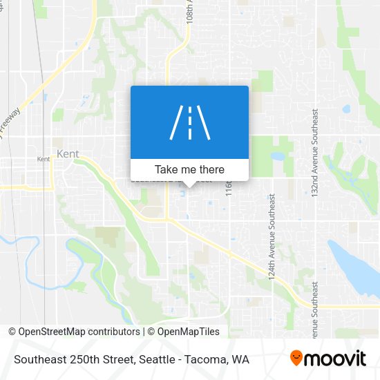 Southeast 250th Street map