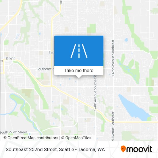 Southeast 252nd Street map