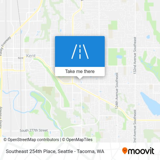 Southeast 254th Place map