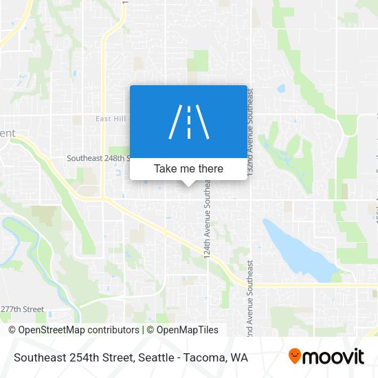 Southeast 254th Street map