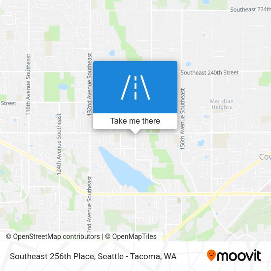 Southeast 256th Place map