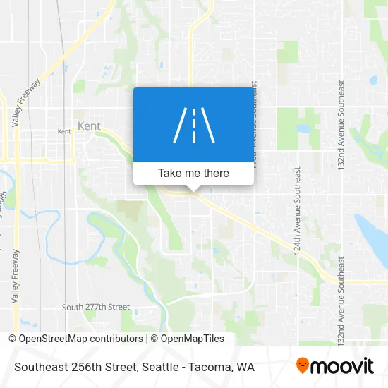 Southeast 256th Street map