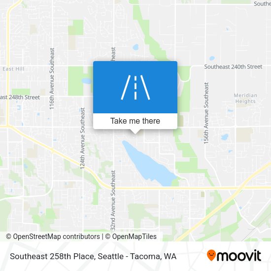 Southeast 258th Place map