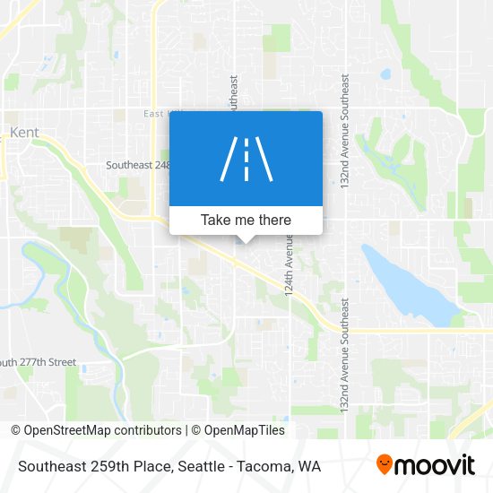Southeast 259th Place map