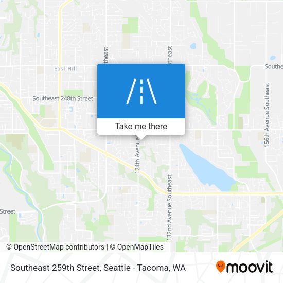 Southeast 259th Street map