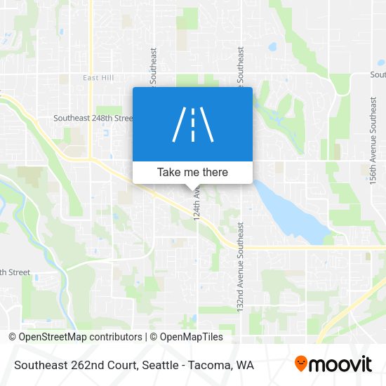 Southeast 262nd Court map