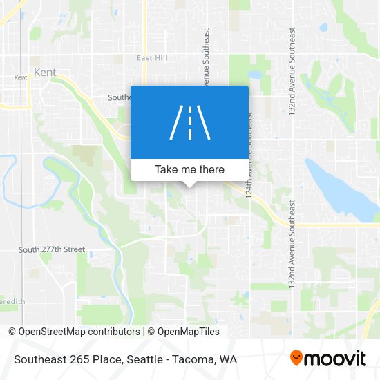 Southeast 265 Place map