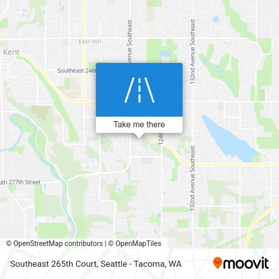 Southeast 265th Court map