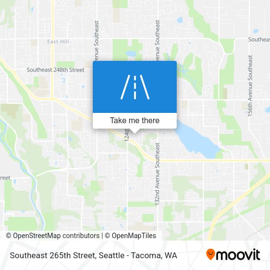 Southeast 265th Street map