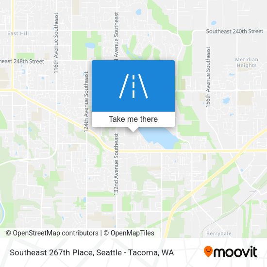 Southeast 267th Place map