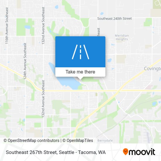 Southeast 267th Street map