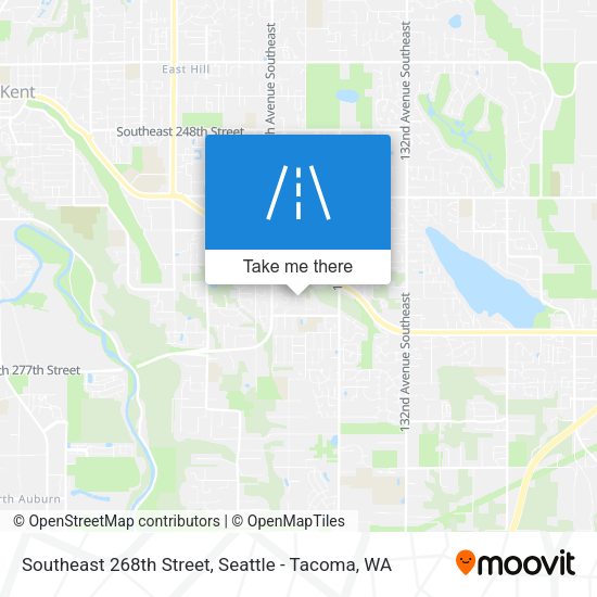 Southeast 268th Street map