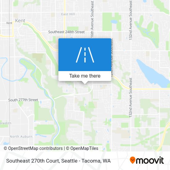 Southeast 270th Court map