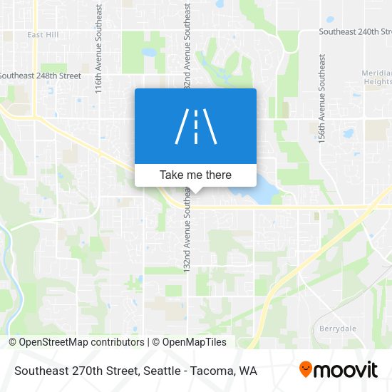 Southeast 270th Street map