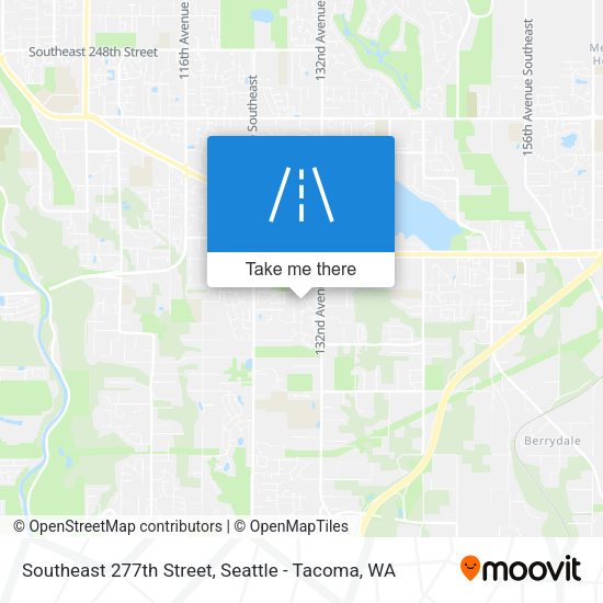 Southeast 277th Street map