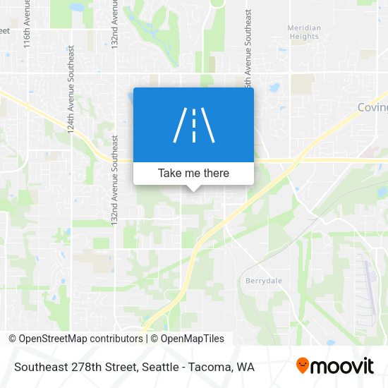 Southeast 278th Street map