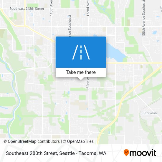 Southeast 280th Street map