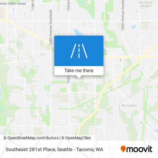 Southeast 281st Place map
