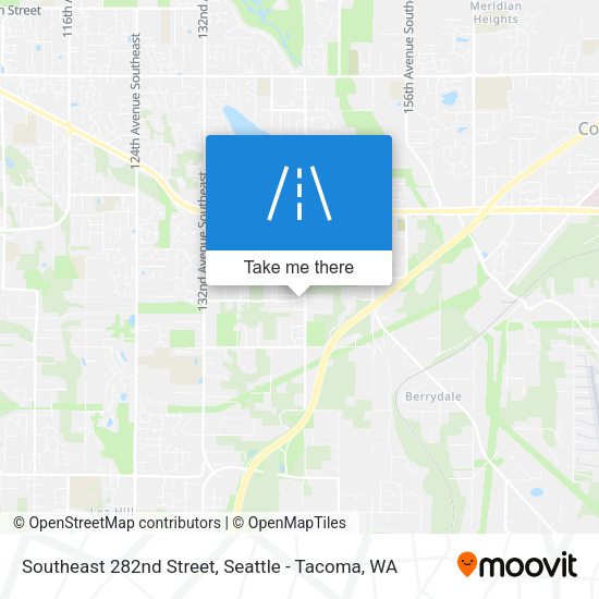 Southeast 282nd Street map