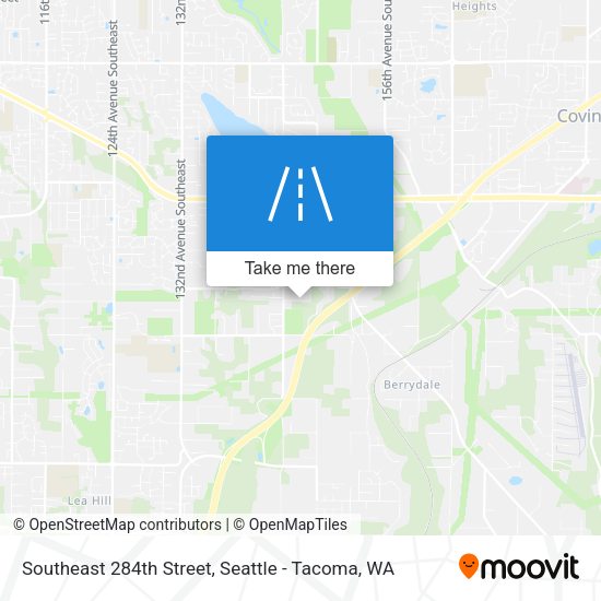 Mapa de Southeast 284th Street