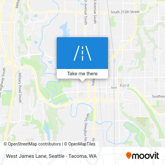 Mapa de West James Lane