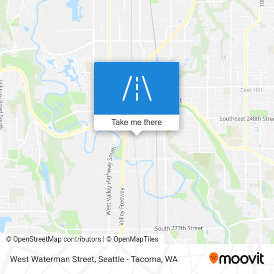 Mapa de West Waterman Street