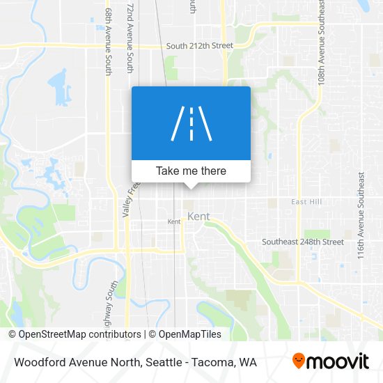 Woodford Avenue North map