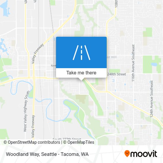 Mapa de Woodland Way