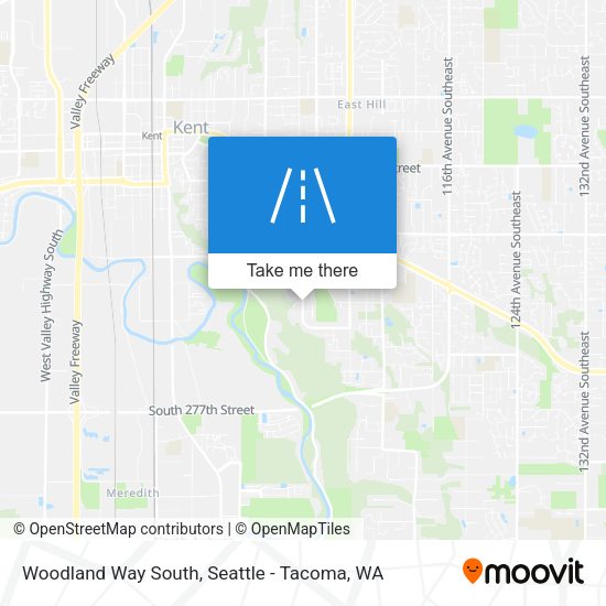 Woodland Way South map