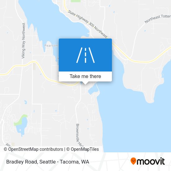 Bradley Road map