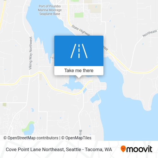 Cove Point Lane Northeast map